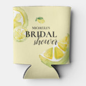 オーダーメイド ブライダルシャワー イエロー レモン 缶クーラー (正面)