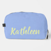 オーダーメイド ブルーウェーブ ブライズメイド トラベルポーチ ギフト ドップキット (正面)