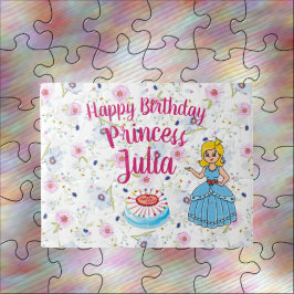オーダーメイド プリンセス 誕生日 ジグソーパズル