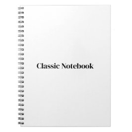 オーダーメイド プレミアム | 6.5" x 8.75" クラシック ノートブック
