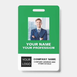 オーダーメイド プロフェッショナル 従業員 写真付き オフィス ID カード バッジ