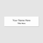 オーダーメイド プロフェッショナル 社員 クラシック 名札 (正面)