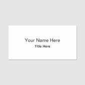 オーダーメイド プロフェッショナル 社員 クラシック 名札 (正面)
