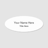 オーダーメイド プロフェッショナル 社員 名札 クラシック (正面)