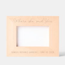 オーダーメイド プロポーズの日付と場所 Where She Said Yes