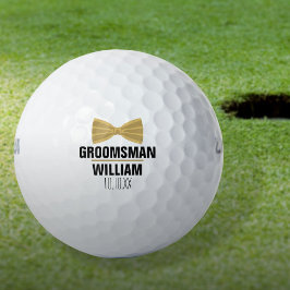 オーダーメイド ベストマン グルームスマン 結婚式 ゴールド ゴルフボール