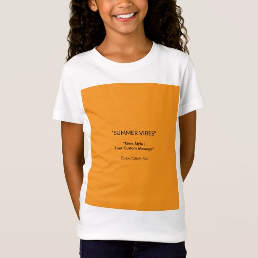 オーダーメイド ベビーお披露目 女の子Tシャツ Tシャツ (正面)