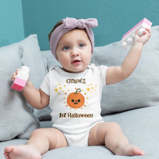 オーダーメイド ベビーの初めてのハロウィン ロンパース