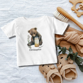 オーダーメイド ベビーベア 男の子 ギフト ベビーTシャツ