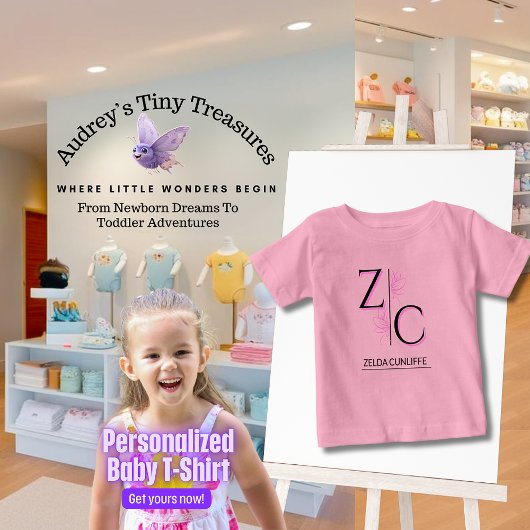 オーダーメイド ベビー 半袖Tシャツ ベビーTシャツ