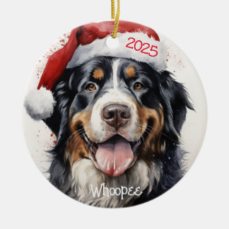 オーダーメイド ベルナーゼンネンハウンドのクリスマスオーナメント セラミックオーナメント