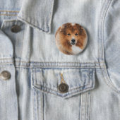 オーダーメイド ペットの犬 愛好家 写真 缶バッジ (インサイチュ)