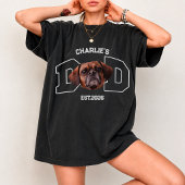 オーダーメイド ペットの顔と名前入り Dad へのギフト Tシャツ