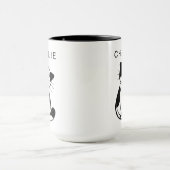 オーダーメイド ペット マグカップ 写真 名前入り (中央)