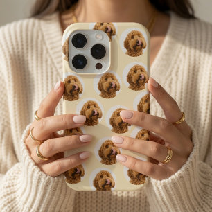 オーダーメイド ペット 写真 カスタム 犬の顔 iPhone 15 PROケース
