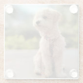 オーダーメイド ペット 写真 カスタム 絵画 ガラスコースター (裏面)