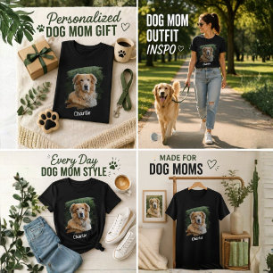 オーダーメイド ペット 写真 名前 Tシャツ