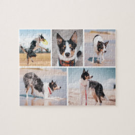 オーダーメイド ペット 犬 写真 コラージュ ジグソーパズル