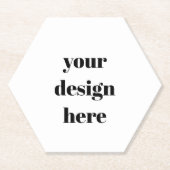 オーダーメイド ペーパーコースター (正面)