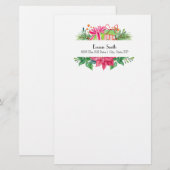 オーダーメイド ホワイトクリスマス ギフト文房具 便箋 (正面/裏面)