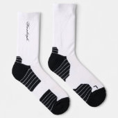 オーダーメイド ホワイトソックス 名前入り ファッションギフト ソックス (右)