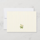 オーダーメイド マグノリア 絵 ペイント ストライプ プレッピー サンキューカード (裏面)