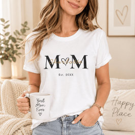オーダーメイド ママ 名前 設立年Tシャツ ギフト Tシャツ