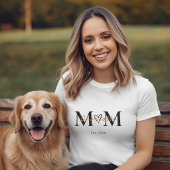 オーダーメイド ママ 名前 設立年Tシャツ ギフト Tシャツ
