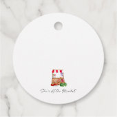 オーダーメイド マーケットから消えた ブライダルシャワーの感謝を伝えるカスタム商品 フェイバータグ (裏面)