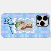 オーダーメイド マーメイド 水彩 オリジナルアート Case-Mate iPhoneケース (裏面 (横))