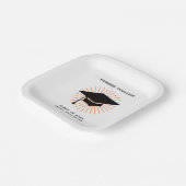 オーダーメイド ミニマリスト 卒業帽パーティー ペーパープレート (傾斜あり)