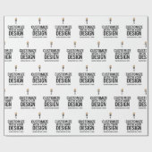 オーダーメイド ミニマル カスタマイズ 企業ビジネス ラッピングペーパー (フラット)