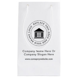 オーダーメイド ミニマル シンプル ビジネス ロゴ プロモーション スモールペーパーバッグ