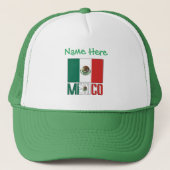 オーダーメイド メキシコ国旗 キャップ (正面)