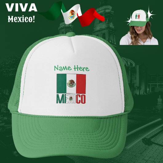 オーダーメイド メキシコ国旗 キャップ