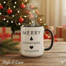 オーダーメイド メリークリスマス カスタムマグ ホリデー S マグカップ