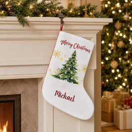 オーダーメイド メリークリスマス ツリー 名前入り ストッキング