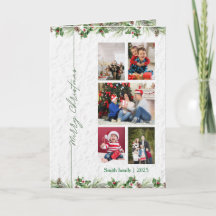 オーダーメイド メリークリスマス 写真入りカード