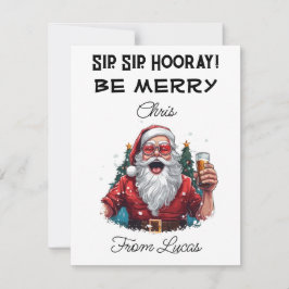 オーダーメイド メリー・シップ クリスマスカード