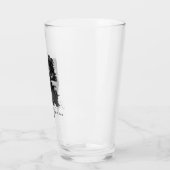 オーダーメイド モダン写真 ビールグラス タンブラーグラス (左)