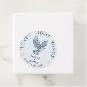 オーダーメイド モダン エレガント カップル おしゃれ ハート 引用句 フェイバータグ (インサイチュ)