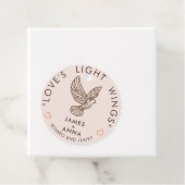 オーダーメイド モダン エレガント カップル おしゃれ ハート 引用句 フェイバータグ (インサイチュ)