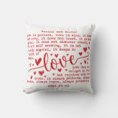 オーダーメイド モダン エレガント 名前＆日付 カップル ギフト クッション (正面)