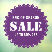 オーダーメイド モダン ビジネス ストア セール ウィンドウサイン (シート3)