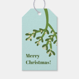 オーダーメイド モダン ミスルトー クリスマス ギフトタグ