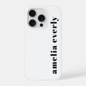 オーダーメイド モダン モノクロ Case-Mate iPhoneケース (裏面)