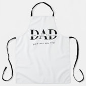 オーダーメイド モダンDAD ホワイトエプロン エプロン (正面)