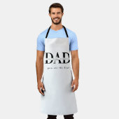 オーダーメイド モダンDAD ホワイトエプロン エプロン (着用した状態)