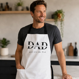 オーダーメイド モダンDAD ホワイトエプロン エプロン