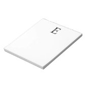 オーダーメイド モノグラムと名前のメモ帳 ノートパッド (回転)